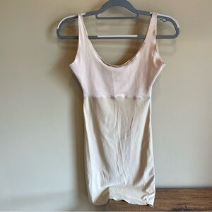Spanx By Sara Blakely Slim Full Nude Slip Shapewear Dress Medium